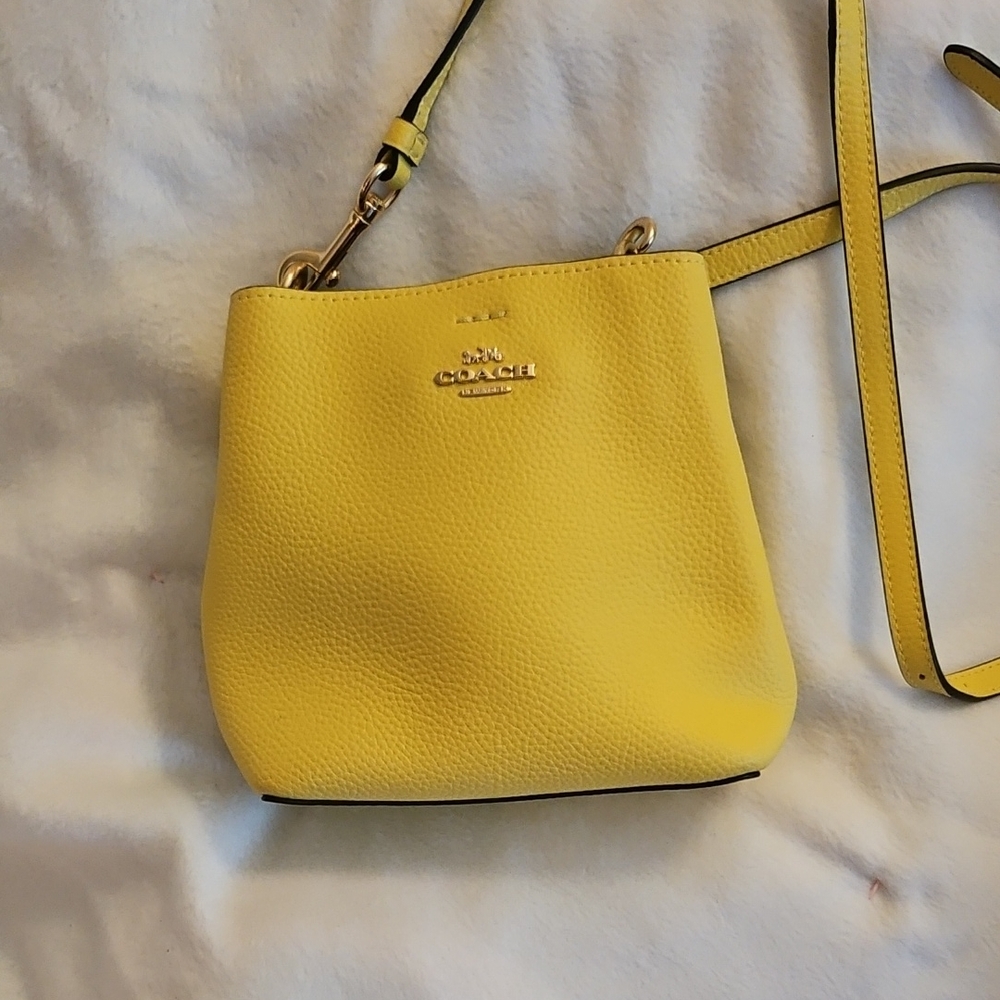 Coach Vibrant Yellow Crossbody Bag